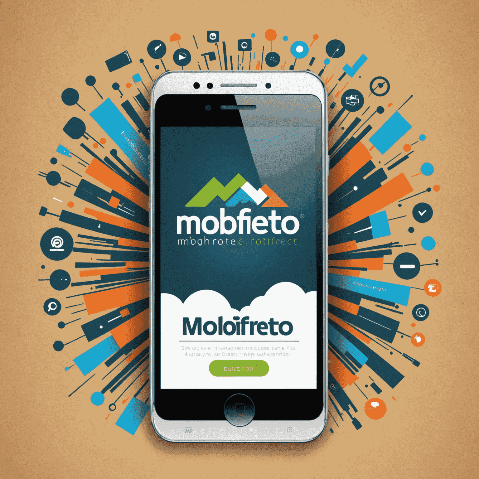 شعار mobifreto - حلول الاتصالات المتنقلة